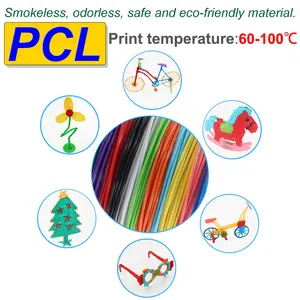PCL -Filament für Kinderdruck, geeignet für niedrige Temperatur, ohne Rauch, fade, leuchtende Farben, 3D, 1,75 mm 10 Hauptverkäufe PCL Filament - №6