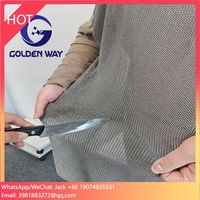 Stainless Steel Chainmail Mesh Butcher Clothing Set With Sleeves Silver Shirt Custom Design Chain Mail Armor Dress Safety Jacket