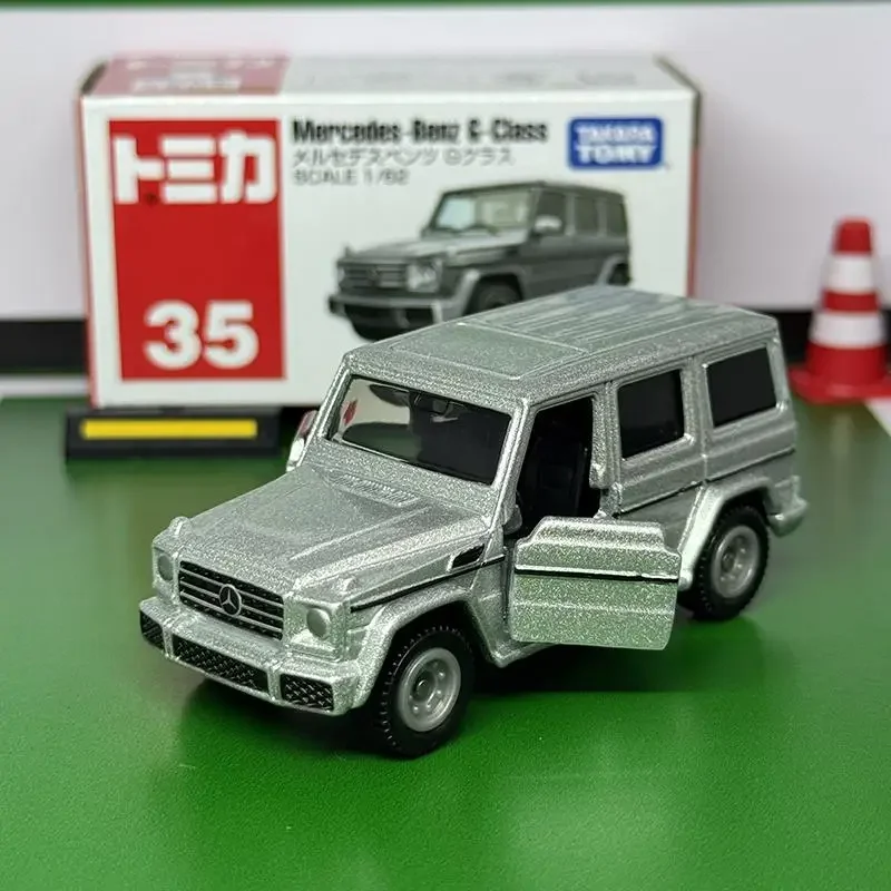 Takara Tomy Tomica No. 35 Mercedes-Benz G-Class (Box) Mini Car Toy Model Replica Series Children Christmas Gifts Boy Toys