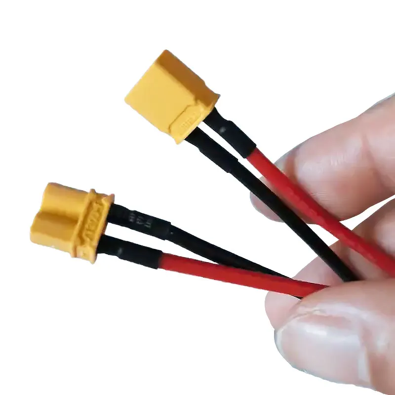 XT30U Male Female Connector Plug with 18AWG Silicone Wire 10/20cm for RC Battery Cable FPV Drone
