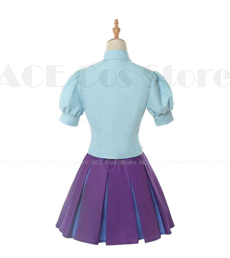 Disfraz de Anime Little Pony Twilight Sparkle para niñas, peluca, falda de princesa, traje de uniforme, ropa de fiesta de Halloween