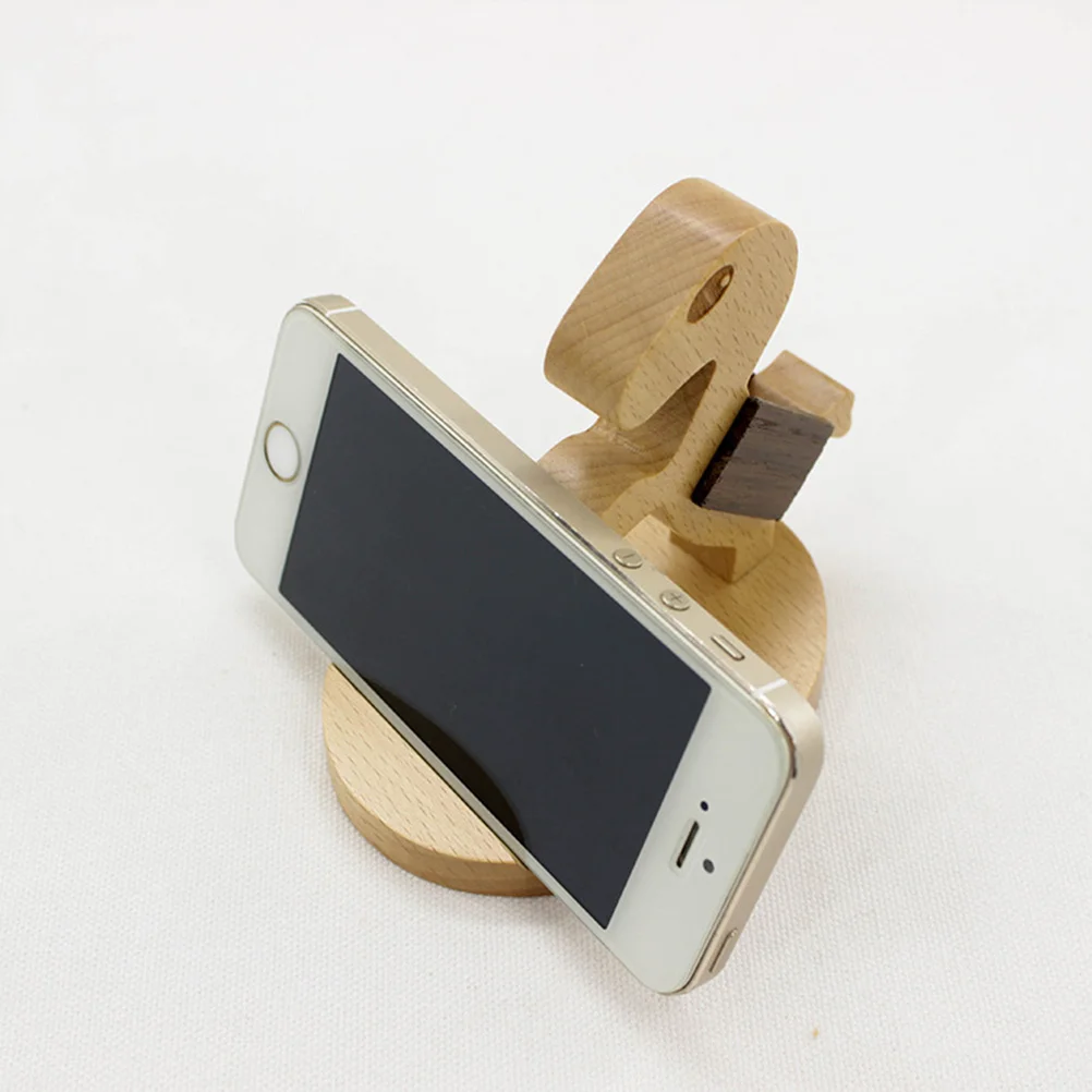 Support de tablette en bois, base de téléphone, support rapide, support d'ordinateur portable, cheval, hêtre intelligent, style moderne, accessoire de salon