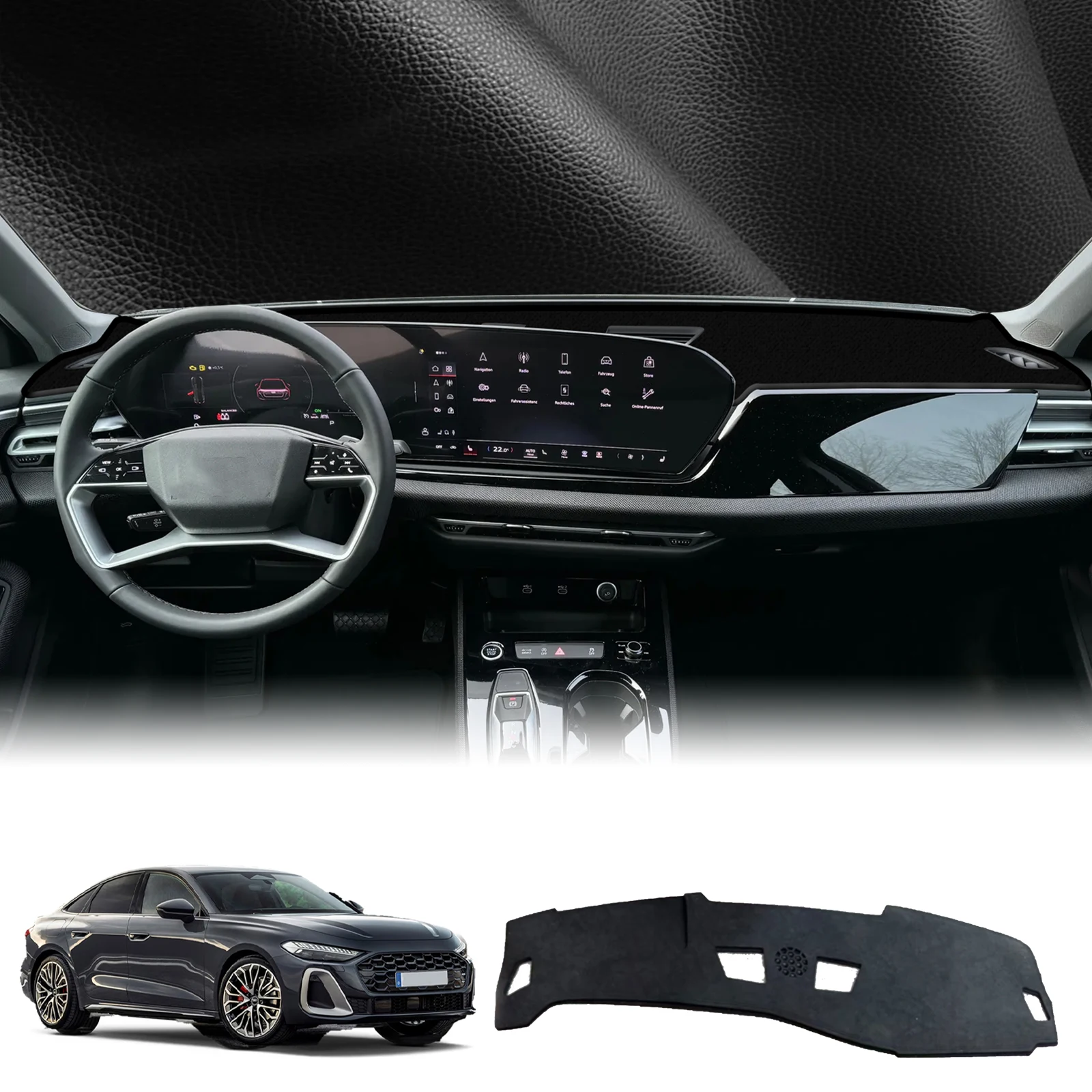 

fit for Audi A5 S5 RS5 2025 2026 2027 Avant Car Dashmat Dashboard Cover Pad DashMat Sunshade Protective Carpet Accessories
