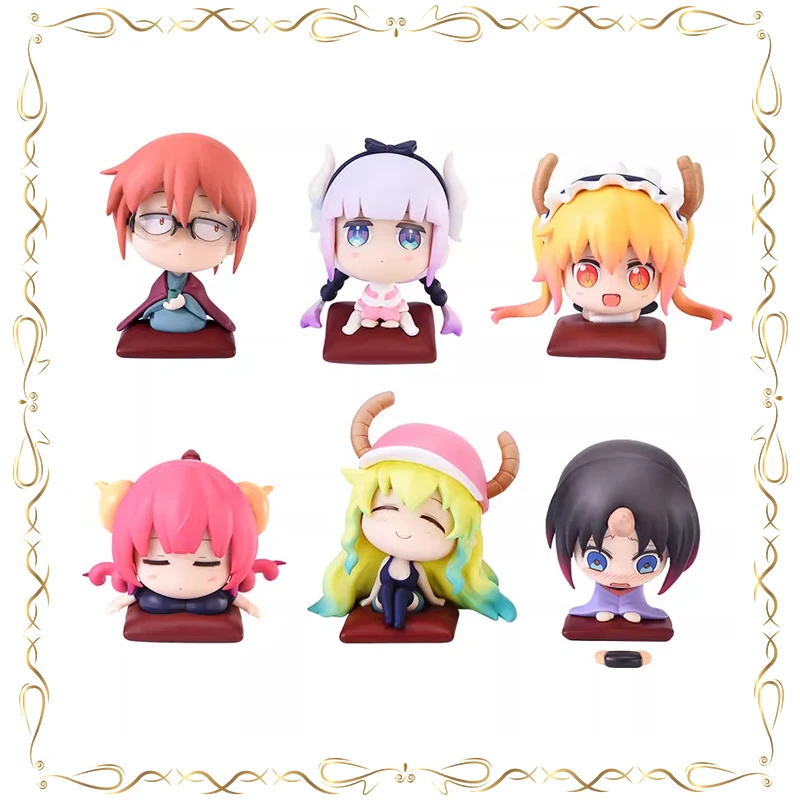 Дракон-горничная Мисс Кобаяши Канна Камуи Кобаяши Q-версия Коллекция Орнамент Праздничные подарки Фигурка Модель Игрушки