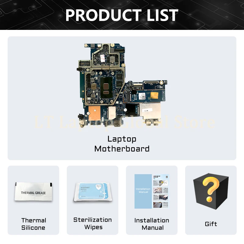 LA-D891P Mainboard UNTUK DELL Latitude 5285 1CXFV BAJ00 CN-01CXFV Motherboard Laptop dengan CPU I3 I5 I7 7 4G/8G/16G RAM