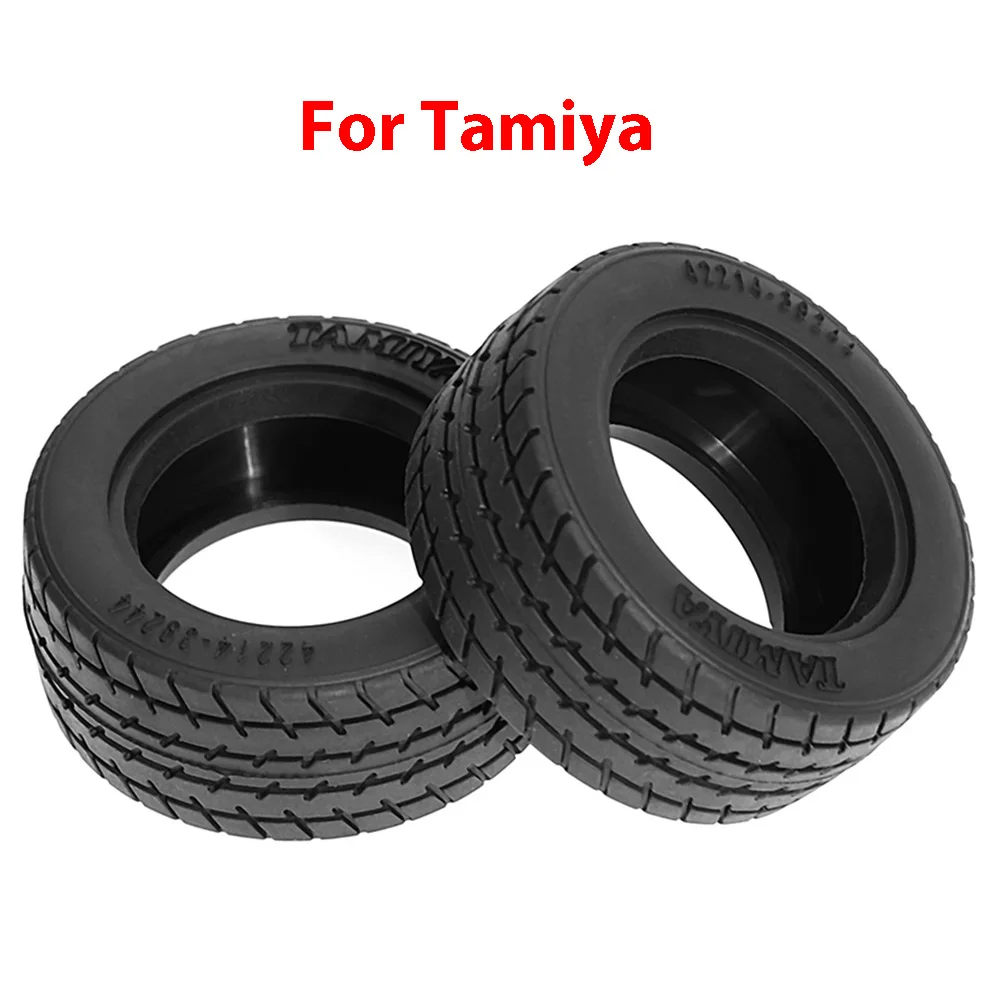 

For Tamiya Tires W226 ,60D Tread Patterned Tires Medium-Soft Compound 2 Pieces M/MF/MB/XM RC Car Accessories