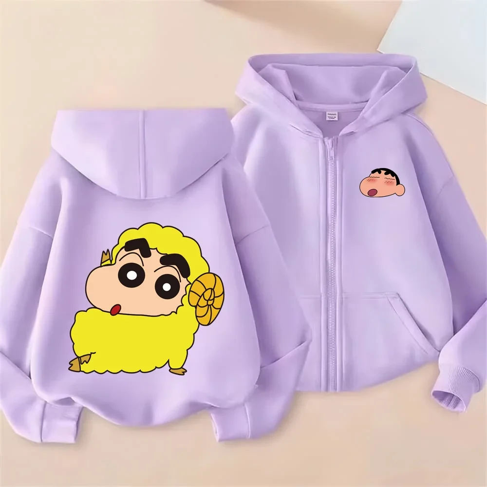 Ropa de Ni no سوداديرا مع كابوتشا دي شين تشان لطيف Otoño Chaqueta #1