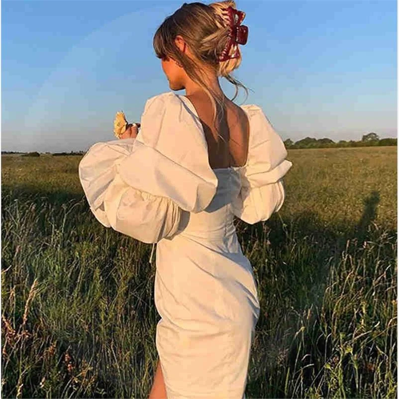 Kleur Lange Petalsved Laceup Hip Dr Street Sle Midi Taille Petal Sve Rits Pure Color ort Rok Dames Dr