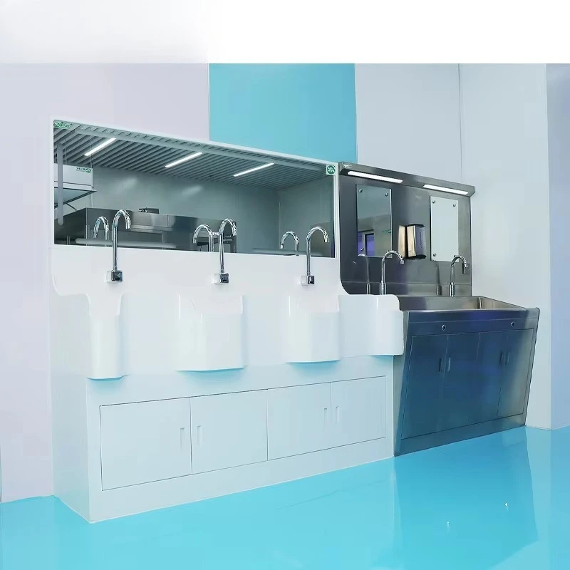 Stainless Steel Automatic Sensor Faucet Wash Sink for Air Cleaning Equipment