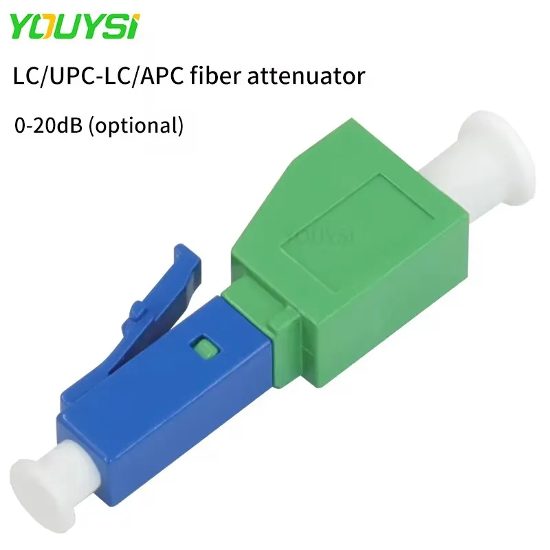 2PCS Fiber FM attenuator LC/APC male to LC/UPC female 0db 1db 3db 5db 10db 15db 20db female to male