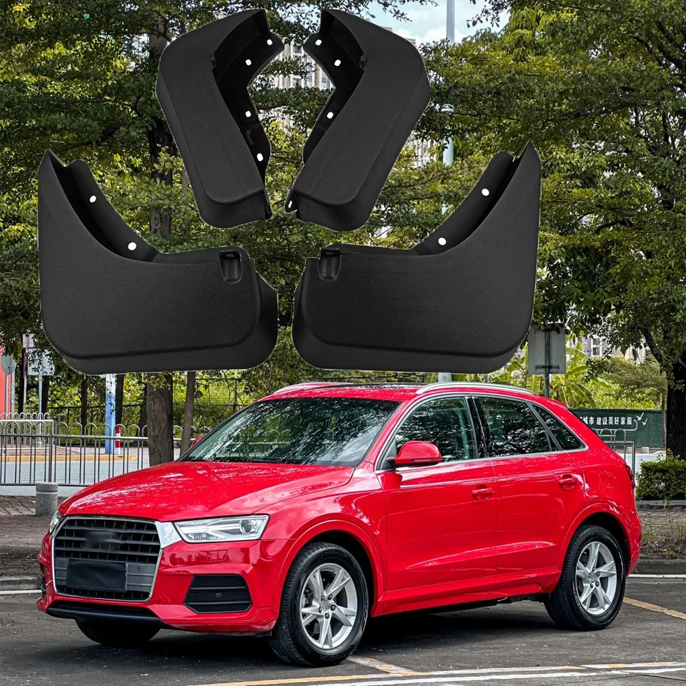 

4X High quality Car Mud Flaps For Audi Q3 2016 2017 2018 Mudguard Splash Guards Fender Mudflaps Auto Accessories