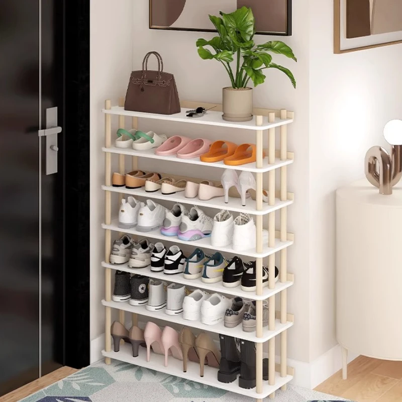 

Small-sized household shoe rack at the entrance multi-layer storage shoe rack simple large-capacity scarpiere home furniture
