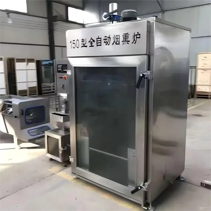 Electric Smoker by Smokehouse Hot Cold Fish Smoking Oven Dry Meat Machine with Low Oxygen Smoking Fan Control New Condition