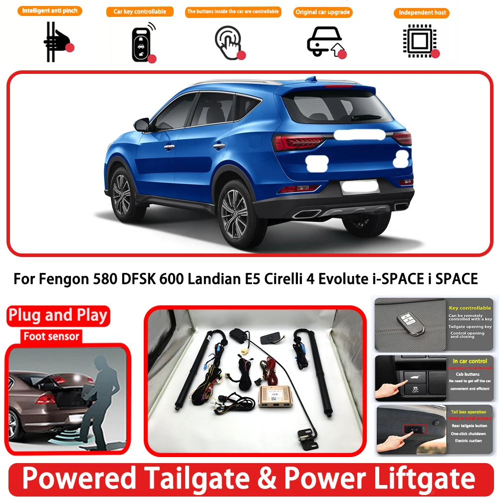 for Fengon 580 DFSK 600 Landian E5 Cirelli 4 Evolute i-SPACE i SPACE OEM Auto Powered Tailgate Power Liftgate Rear Trunk Opener