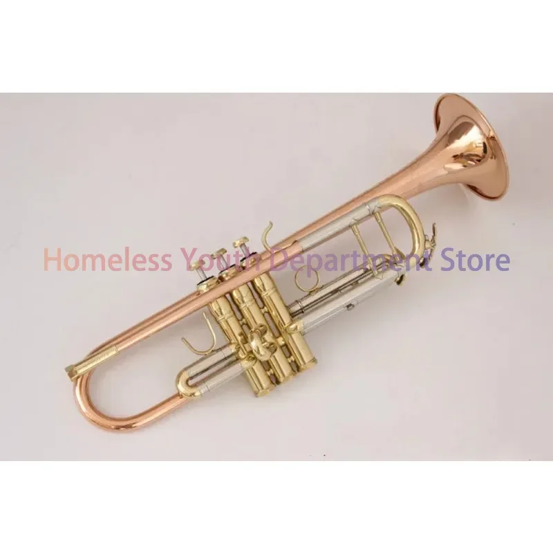 Sylzkr stradivarius bb trumpet LT197S-99 fluorescent copper instrument new trumpet mouthpiece professional quality