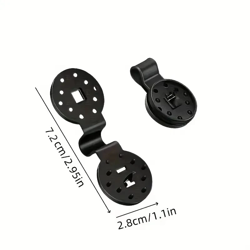 50 Stück schwarze Schattentuch-Clips - Langlebige PP-Kunststoffclips zur Befestigung von Sonnenschutznetzen, Terrassen-Mesh-Planen, Garten-Schattierungsabdeckungen – Detail 2