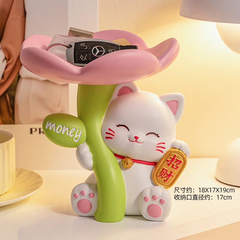 

Cute Fortune Cat Ornament Home Living Room Light Luxury High end Decoration housewarming New Home Gift
