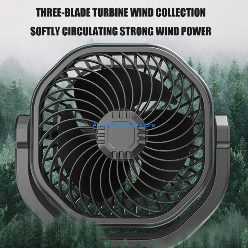G8TE Energy Efficient 2 In 1 Oscillating Desk And Auto Fan Flexible Mounting Suitable For Dashboard Desktop Cooling Any Space
