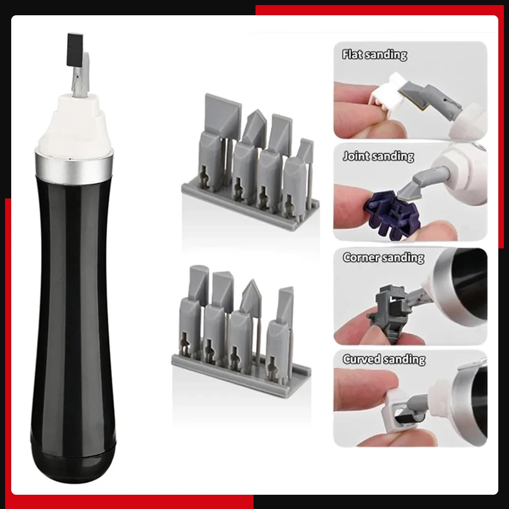 MS-148 Reciprocating Sander Model Electric Sander Grinding Pen Drill Model Craft Tools with Quick Sanding Heads Change