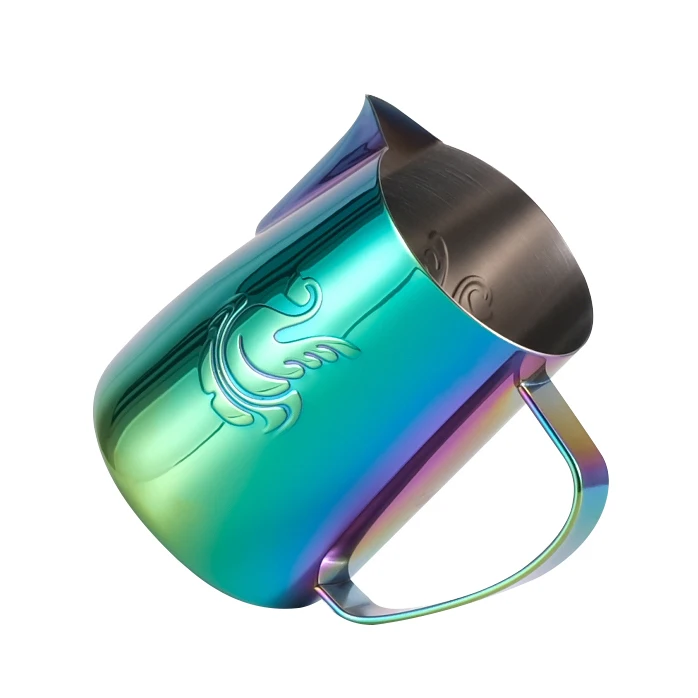 Vendita calda Gibby Barista Barattolo di latte frizzante in acciaio inossidabile Latte Art Espresso Cappuccino frizzante