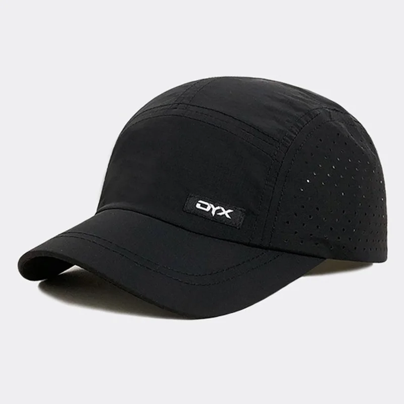Eine Herren-Kappe mit kurzer Krempe, neuer Sommerstil, atmungsaktive und schnell trocknende Baseballmütze, leichte Soft-Top-Entenschnabelmütze für Damen – Detail 7