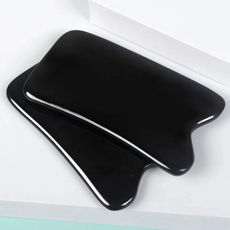 Natural Buffalo Horn Scraping Massage Board Gua Sha Tool for Face Eye Neck Body Skin Care SAP Acupuncture Therapy Treatment