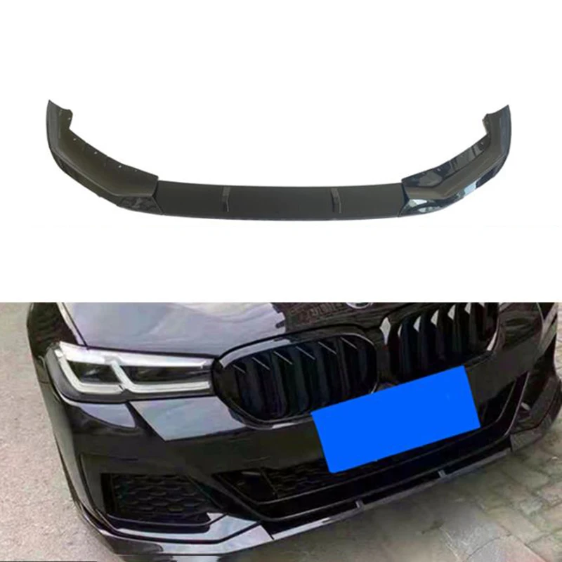 Front Bumper Lips For BMW G30 G31 LCI M Sport 5 Series 520i 520d 530i 530d M550i 2020-2023 Bumper Spoiler Splitter Front Lips