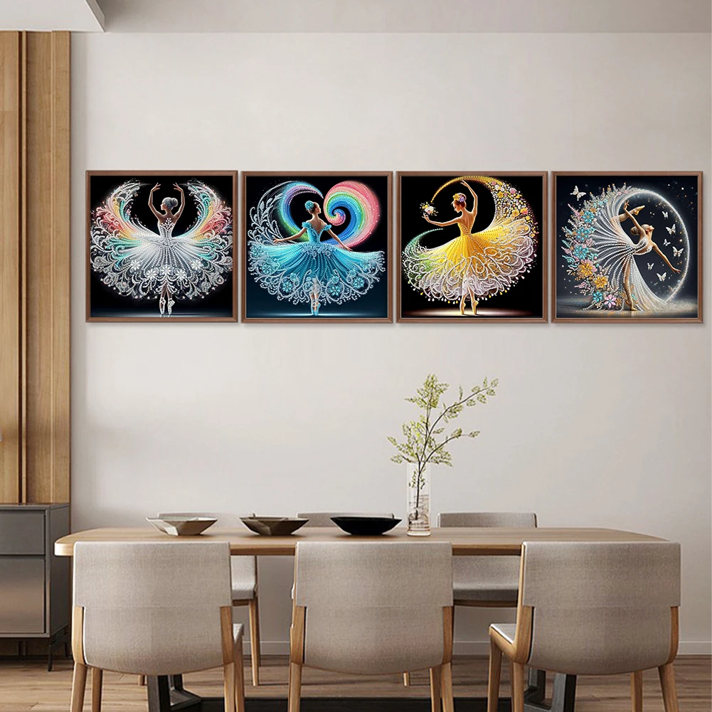 

30x30cm 5D DIY Partial Special Shaped Drill Diamond Painting Kit Girl Decoration Drill Diamond Embroidery Crafts Home Decor