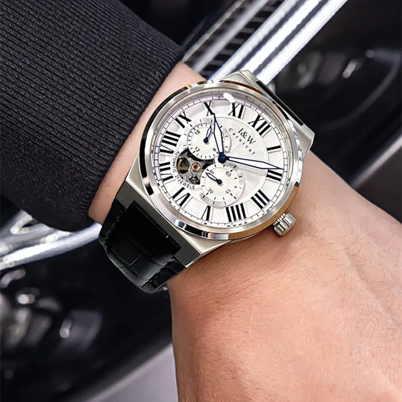 

Montre Homme CARNIVAL мужские роскошные механические часы бренды автоматические деловые часы для мужчин с сапфировым стеклом водонепроницаемые светящиеся