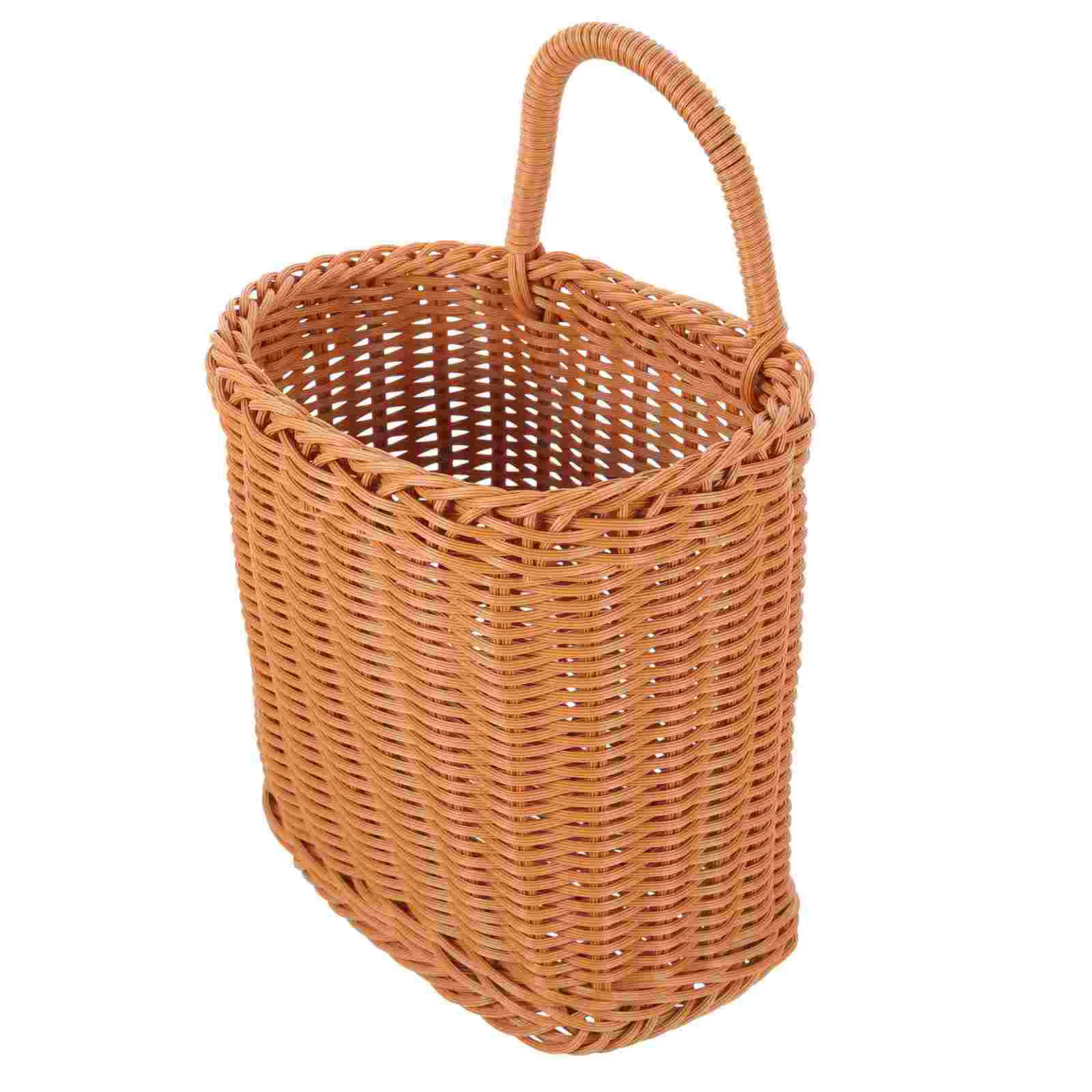 

Fruit Organizer Wicker Woven Hanging Organizer Wall Hanging Organizer Organizer Fruit Vegetable Rattan Waste Organizer Farmhouse