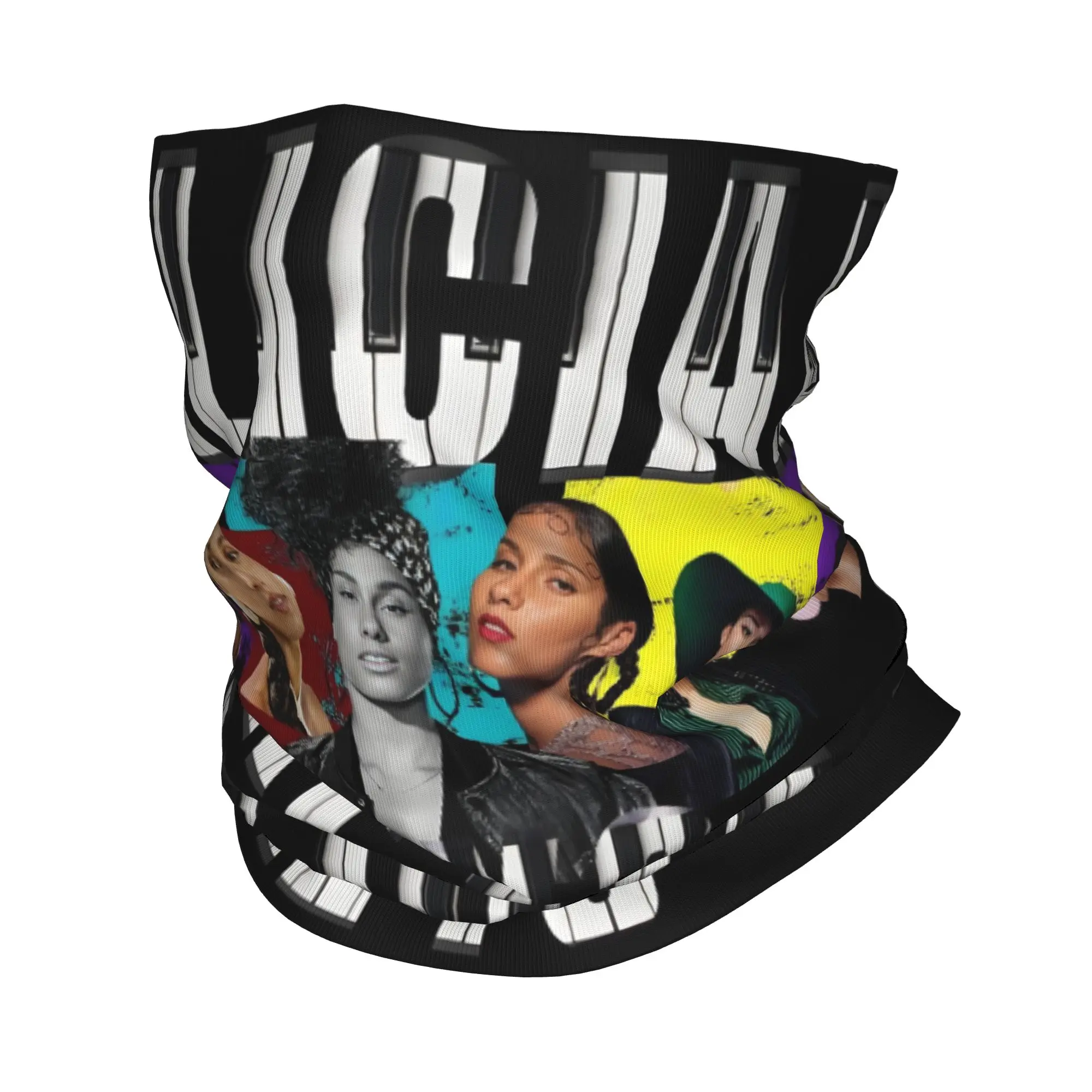 

Пользовательские Alicia Keys американская певица бандана зимняя теплая шея мужская ветрозащитная накидка шарф для лица для лыжных гетр повязка на голову