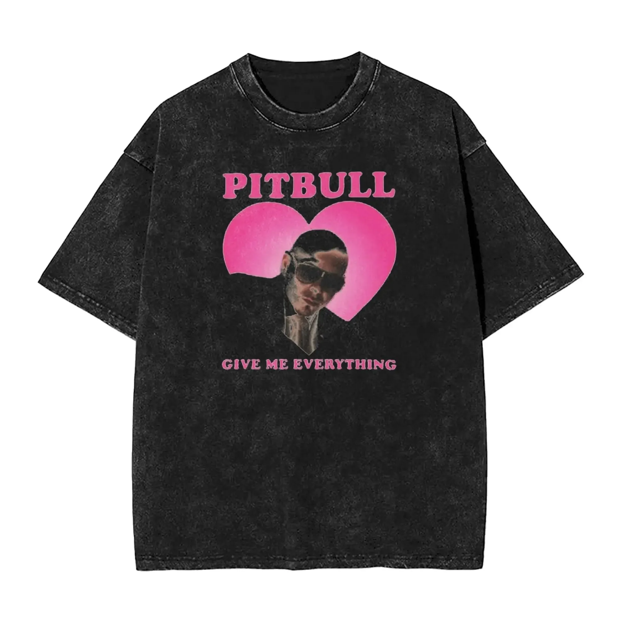 

Футболка с забавным принтом Pitbull Mr Worldwide, модная винтажная летняя хлопковая футболка с круглым вырезом для мужчин и женщин, повседневные топы большого размера