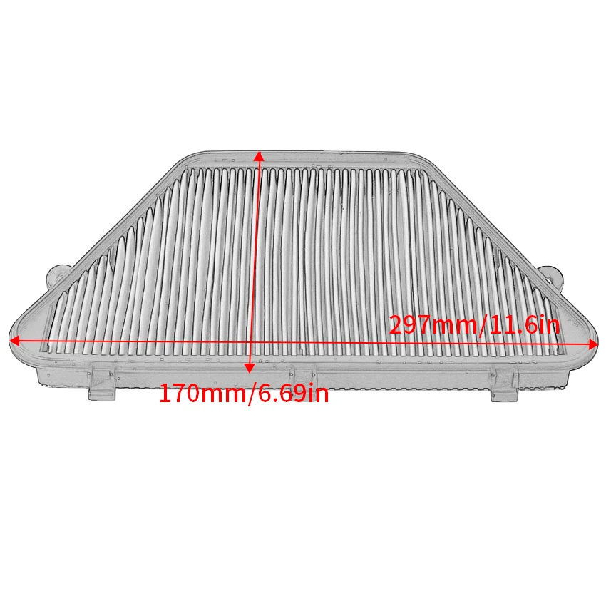 For Honda CBR1000RR SP 2021 2022 2023 OEM: 17210-MKJ-D00 Motorcycle Air Filter Intake Cleaner System Parts Accessories