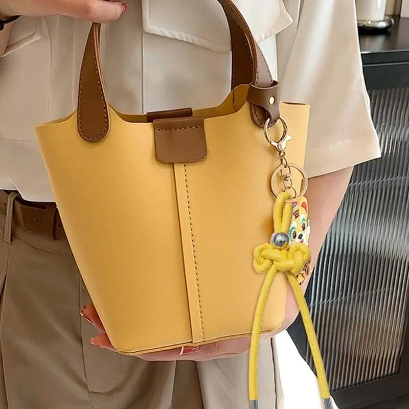 2025 New Wenchang Knot PU Leather Keychain For Students Backpack Charm Standard Gift For Academic Success And Wisdoms