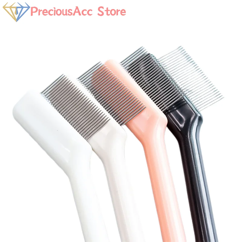 Eyes Cosmetic Brushes Double Headed Eyelash Comb Eyebrow Brush Steel Needle Contouring Eyebrow Eyeliner Makeup Brushes