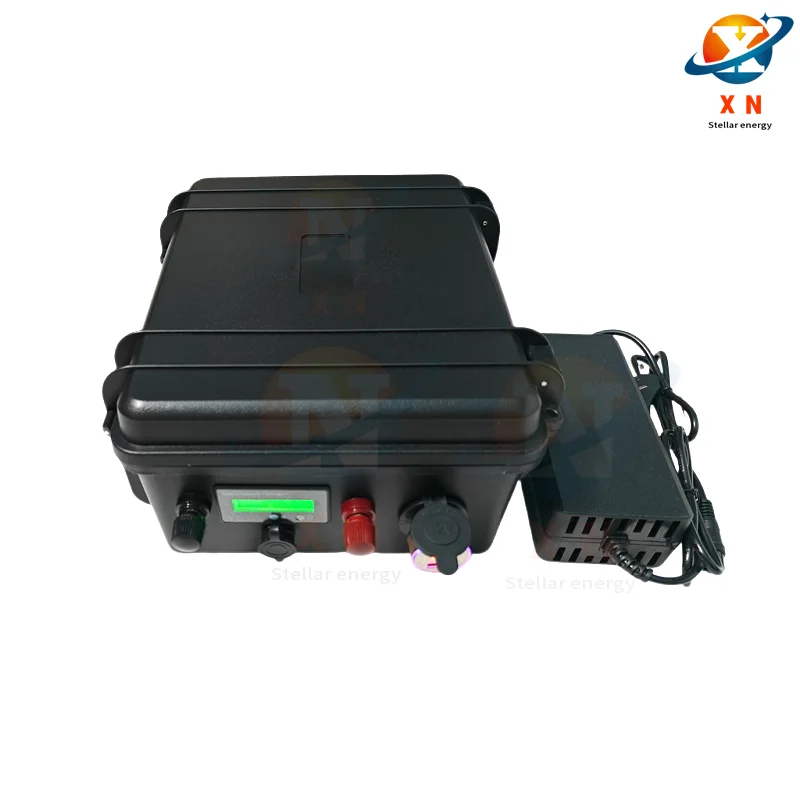 waterproof 12V 60Ah 80Ah 120Ah 150ah 180ah 200ah Lithium ion battery for trolling motor boat +10A Charger