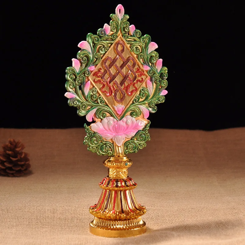 Eight Lucky Tree Bronze Eight Lucky Ornaments Lucky Eight Treasure Tree Ornament Set Large
