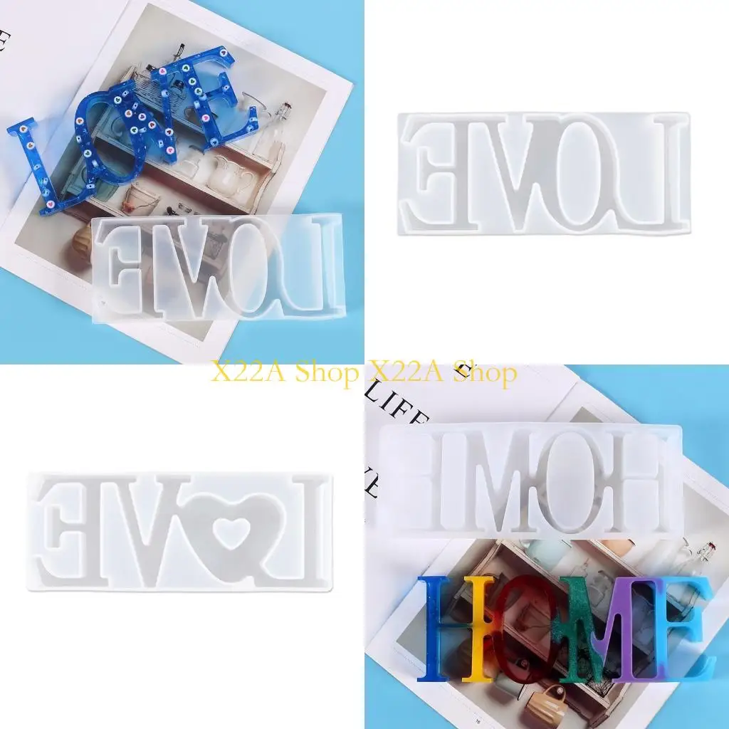 

Unique Home Love Silicone Mold Resin Mould for DIY Craft Jewelry Tool