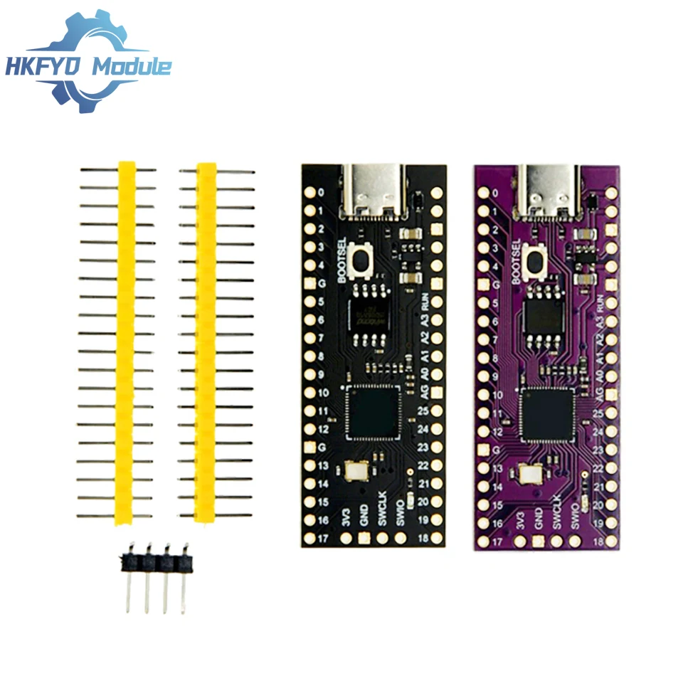 RP2040 Módulo de placa de desenvolvimento para Raspberry Pi Pico Micropython Core Controle principal 264KB RAM 4MB 16MB Flash