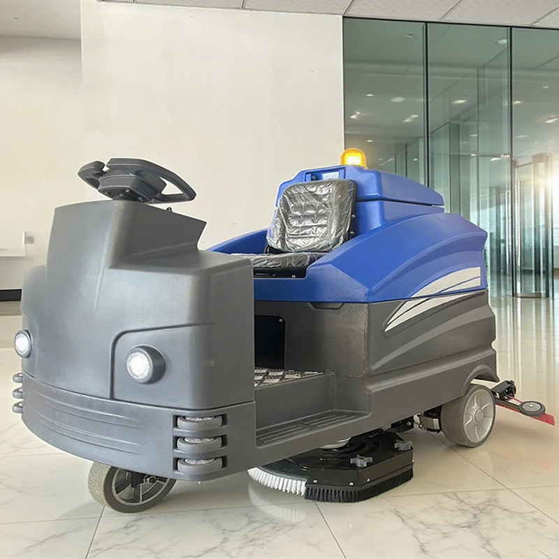 Lavapavimenti con motore ad alta potenza, macchina per la pulizia dei pavimenti economica, funzionamento automatico, macchina lavapavimenti elettrica