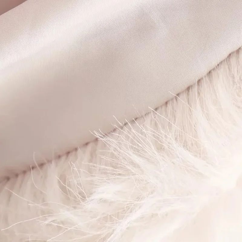 Fashion Lady Faux Fur Coat Women Lapel Luxury Thick Warm Outerwear Winter Lady Street Loose Long Sleeves Jacket Simple Jacket