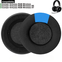 Cooling Gel Replacement Ear Pads Cushions Cups Earpads Repair Parts for Corsair Virtuoso RGB Wireless SE XT Headphones Headsets