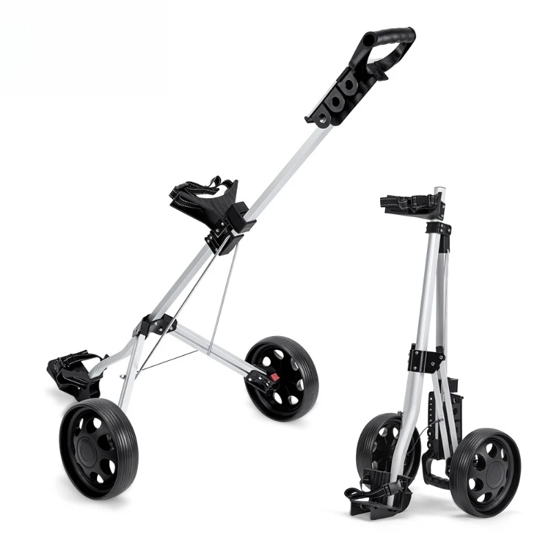 

Golf two wheeler cart foldable hand push pull cart cart golf course