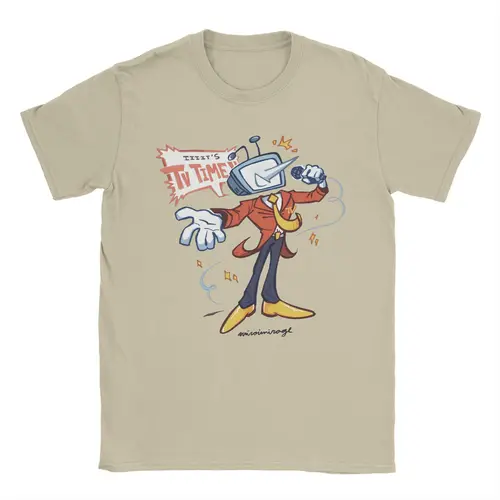 Imagen 1 del producto ¡¡Vintage Es hora de televisión!! Mr Tenna Deltarune camisetas hombres cuello redondo 100% Camiseta de algodón camisetas de manga corta nueva llegada ropa