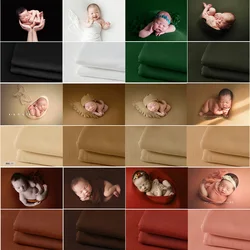 160*170cm neonato fotografia sfondo coperta puntelli morbido cotone estensibile Baby Wraps coperta Studio foto sfondo panni
