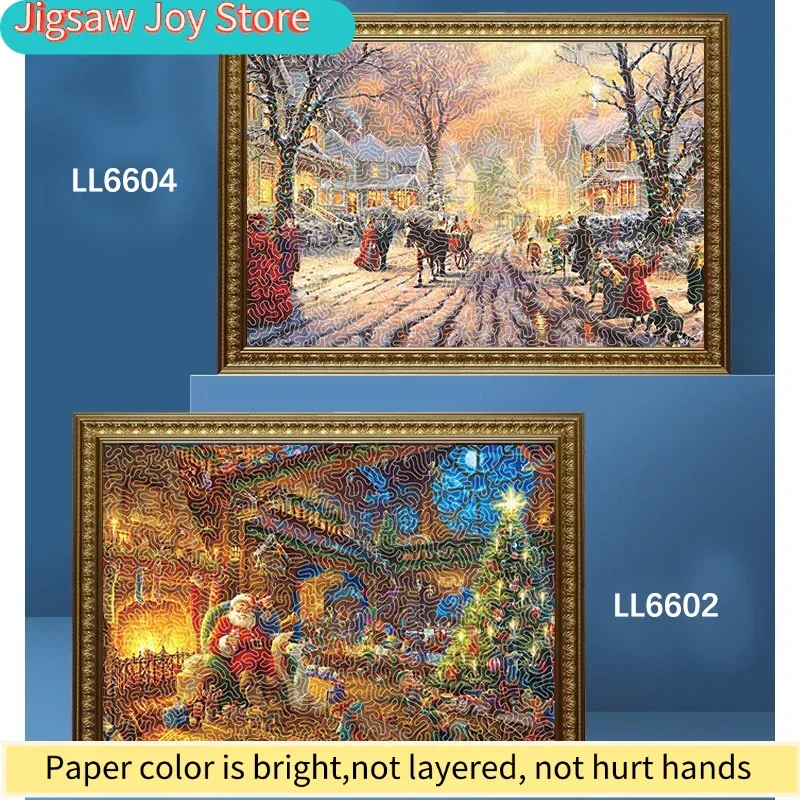 

75*50 Adult 468PCS Alien Irregular Paper Jigsaw Puzzle Christmas Halloween Theme Stress Relief Entertainment Toys Gifts