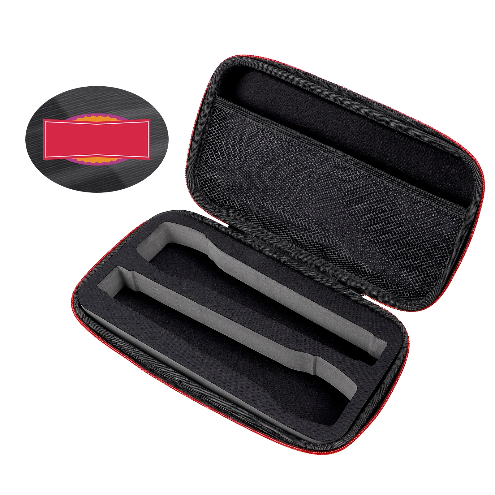 Lightweight Microphone Storage Pouch Bag with Sponge Lining Compatible with JBL Wireless Two Mic System Portable Travel Case