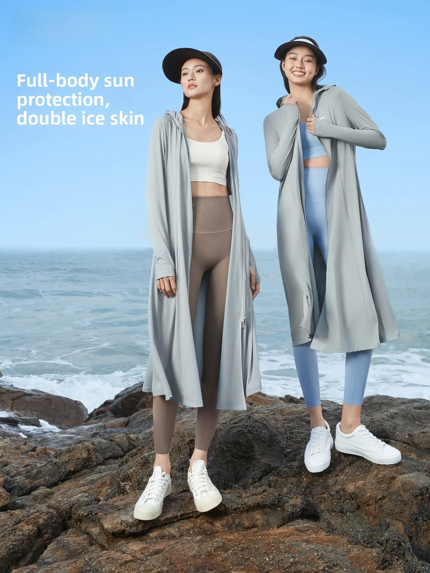 

Женская демисезонная куртка SIINSIIN с УФ-защитой, тонкая, для активного отдыха, из оригинальной нейлоновой пряжи Ice Skin, с капюшоном и молнией