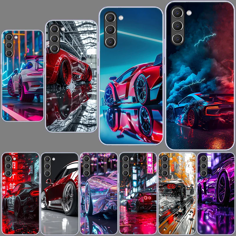 JDM Tokyo Drift Sports Car Male Men Phone Case for Samsung A54 A14 A24 A34 A17 A37 A57 A55 A35 A25 A15 A13 A23 A33 A53 A07 A05S