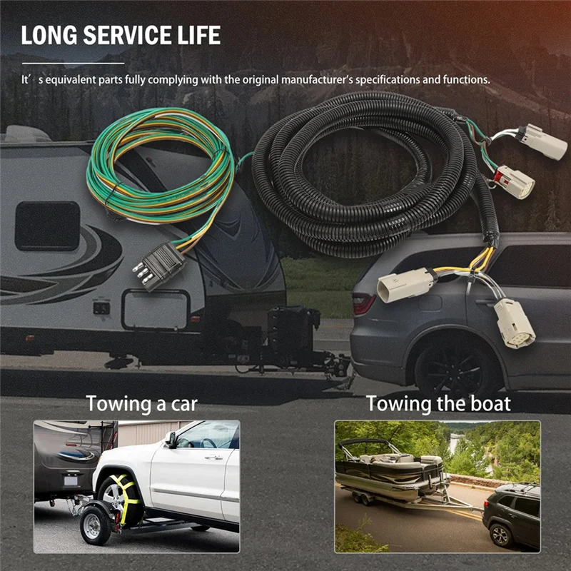 

58992 Towed Vehicle RV Wiring Harness For Dinghy Towing Fit For Bronco
